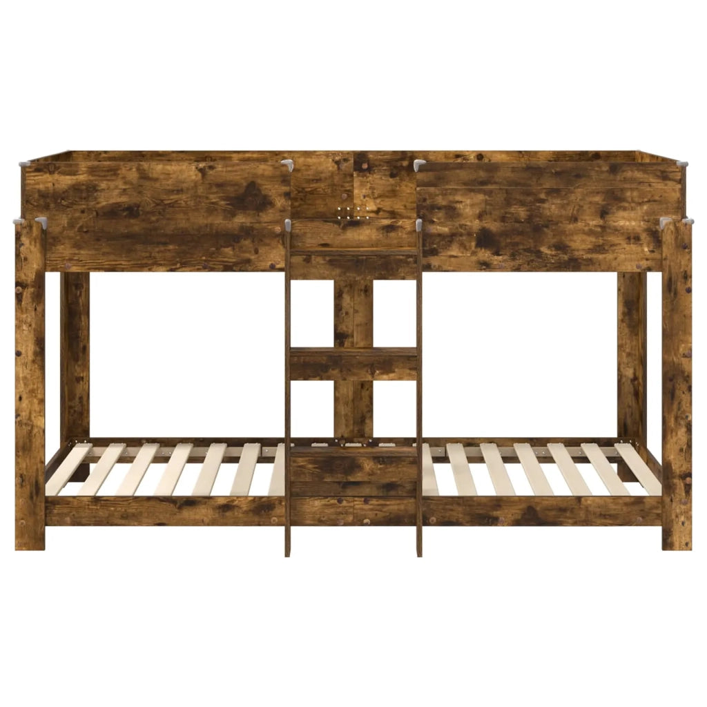 Letto a Castello per Bambini Rovere fumé 90 x 190 cm 3410535