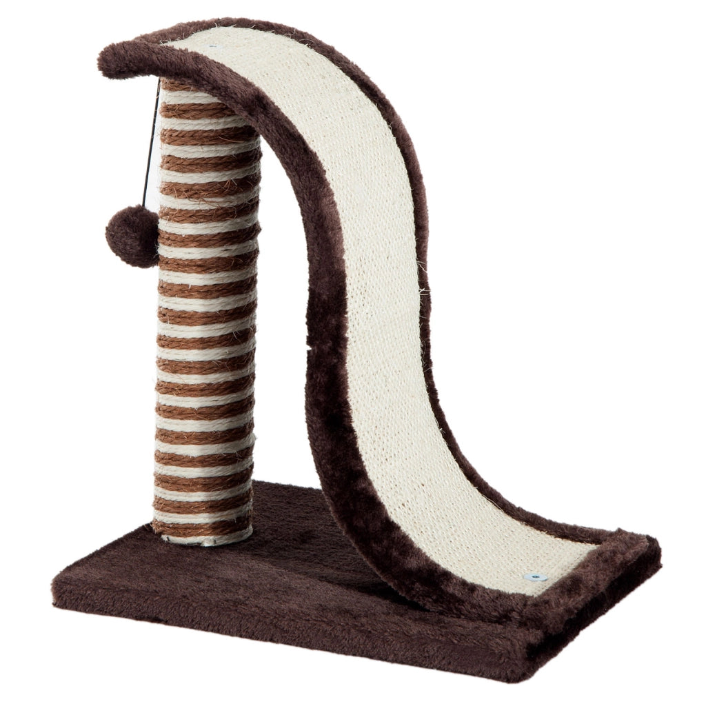 Centro Giochi per Gatti con Poste ¨C zephmum ¨C Marrone 35x30x39cm