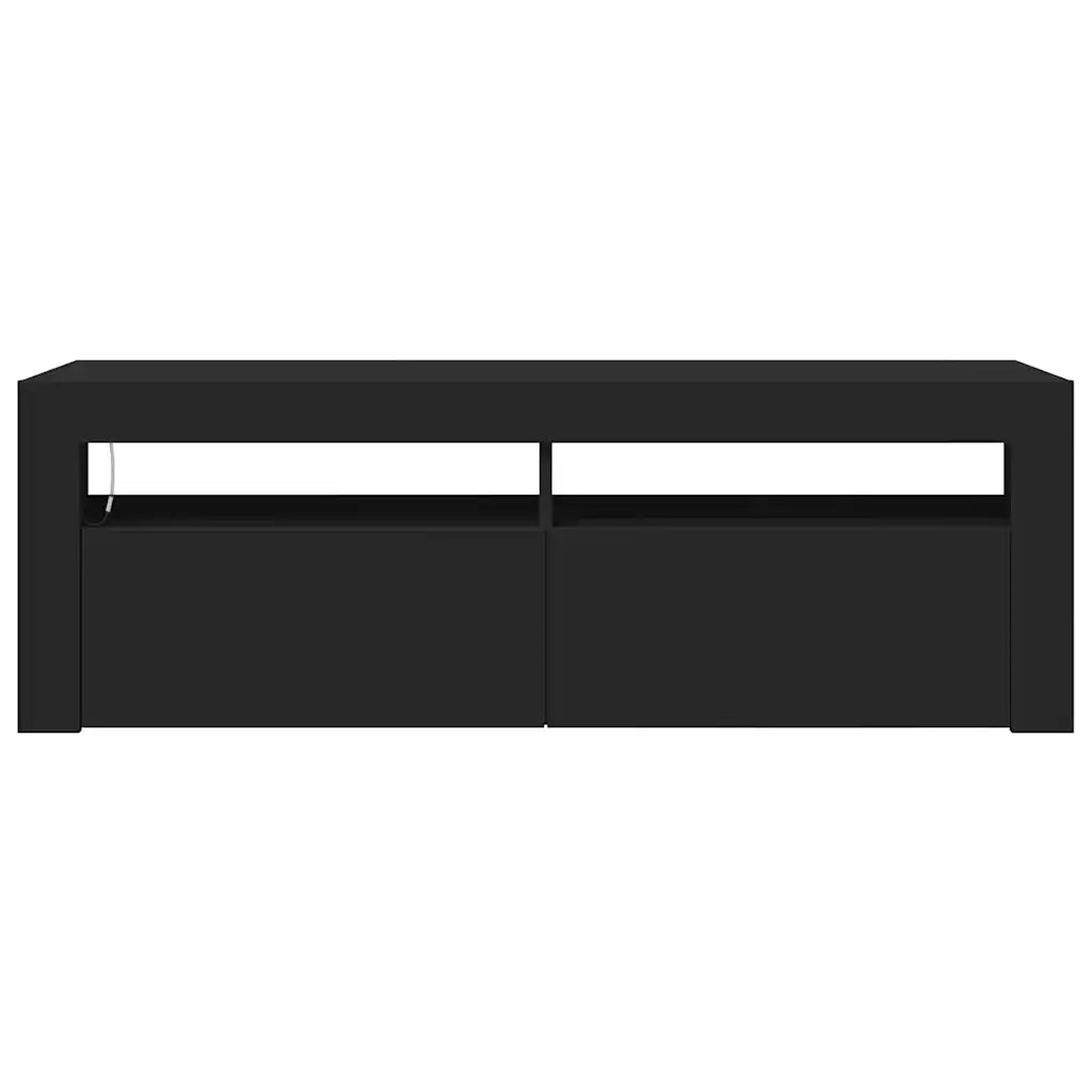Mobile Porta TV con Luci LED Nero 120x35x40 cm 804311