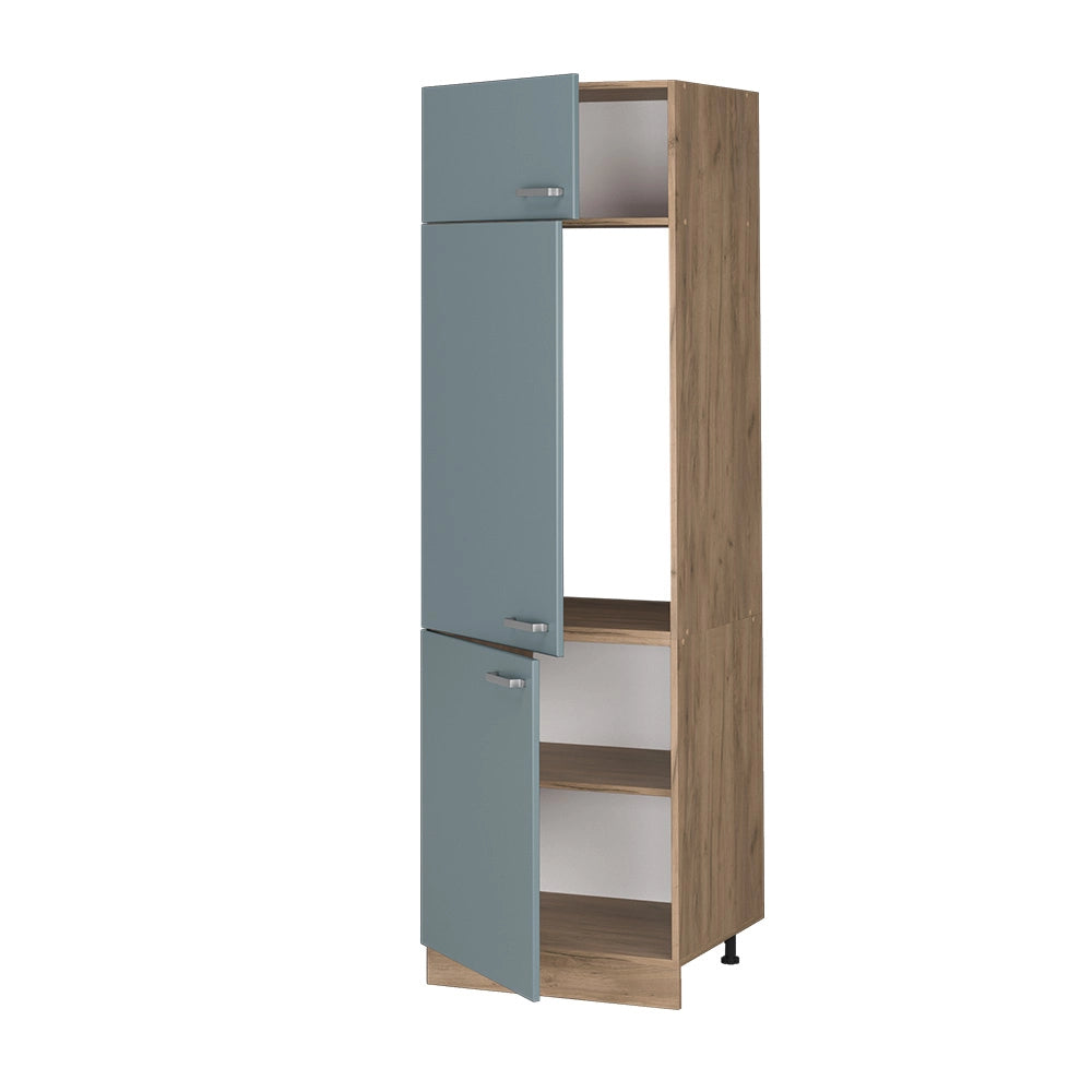 Vicco Armadio frigorifero Grigio-blu 60 cm
