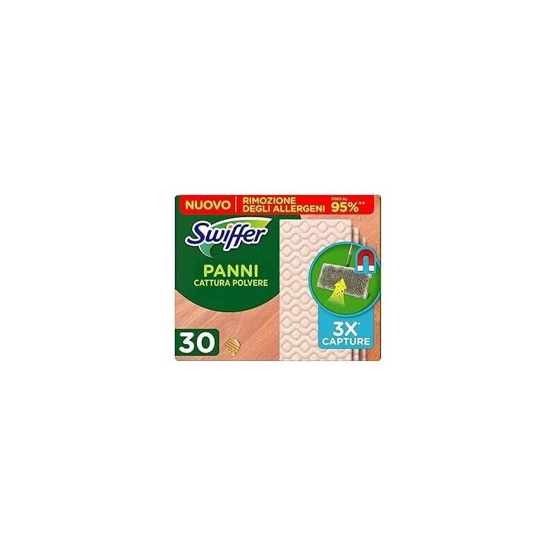 SWIFFER DRY PANNI CATTURAPOLVERE PER LEGNO IN CONFEZIONE DA 30 PEZZI
