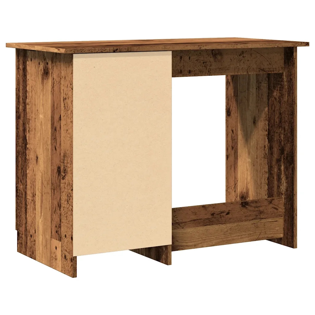 Scrivania Legno Antico 100x50x76 cm in Legno Multistrato