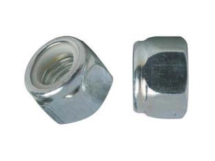 DADO AUTOBLOCCANTE ZINCATO IN BLISTER- - M 10 in blister pz.10 (A) - 5 blister AMBROVIT