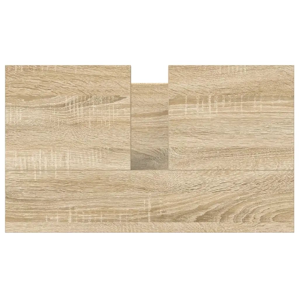 vidaXL Mobile Lavabo da Bagno Rovere Sonoma 60x34,5x60 cm