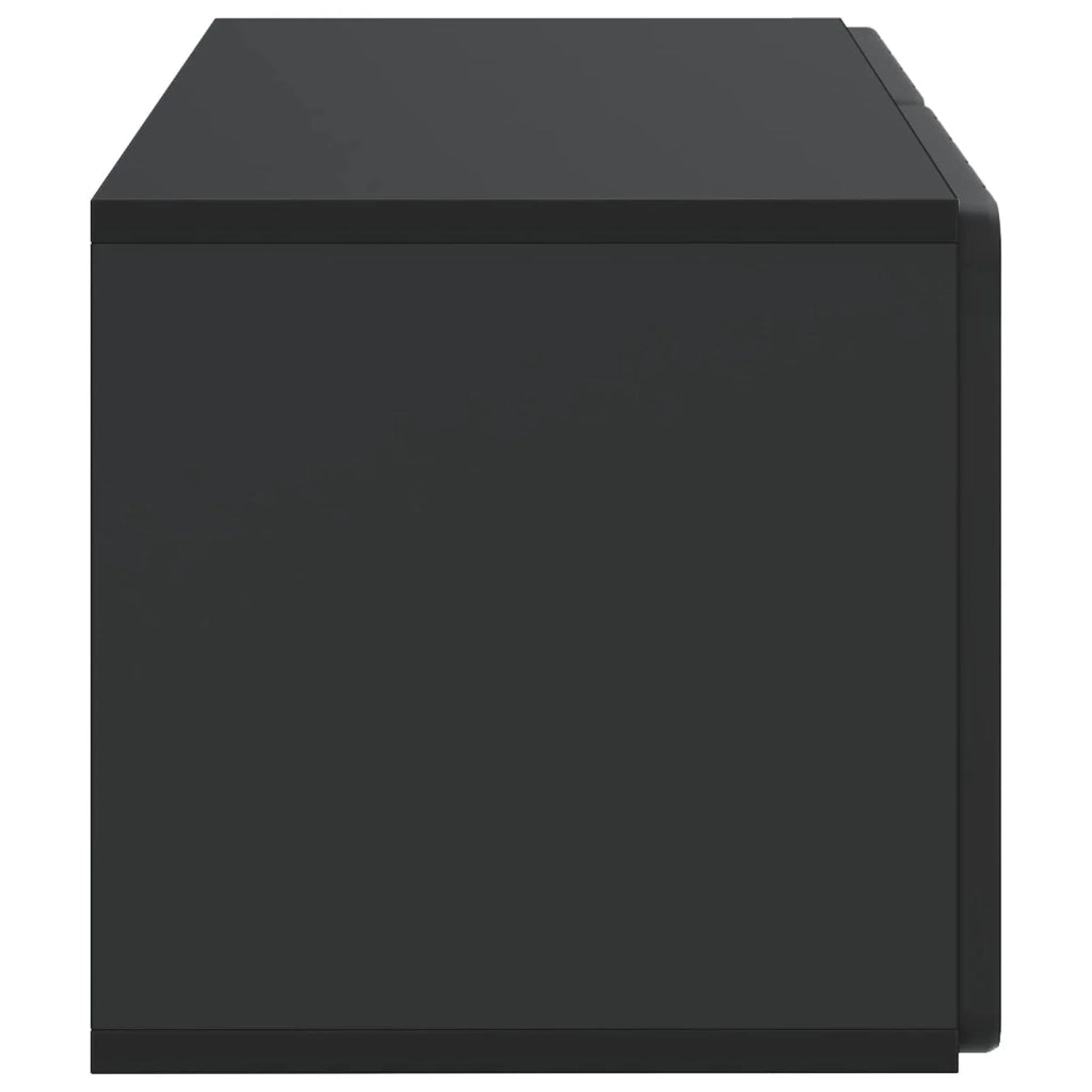 Mobile Porta TV da Muro Nero 59,5 x 31 x 30 cm