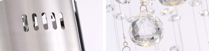 Lampada Cristallo Plafone APP785-1C