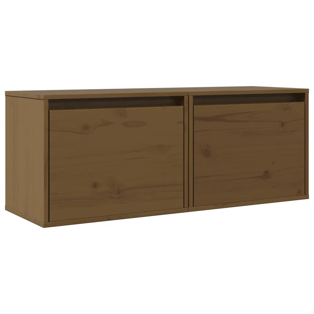 Pensili Miele 2 pz 45x30x35 cm in Legno Massello di Pino cod mxl 33056