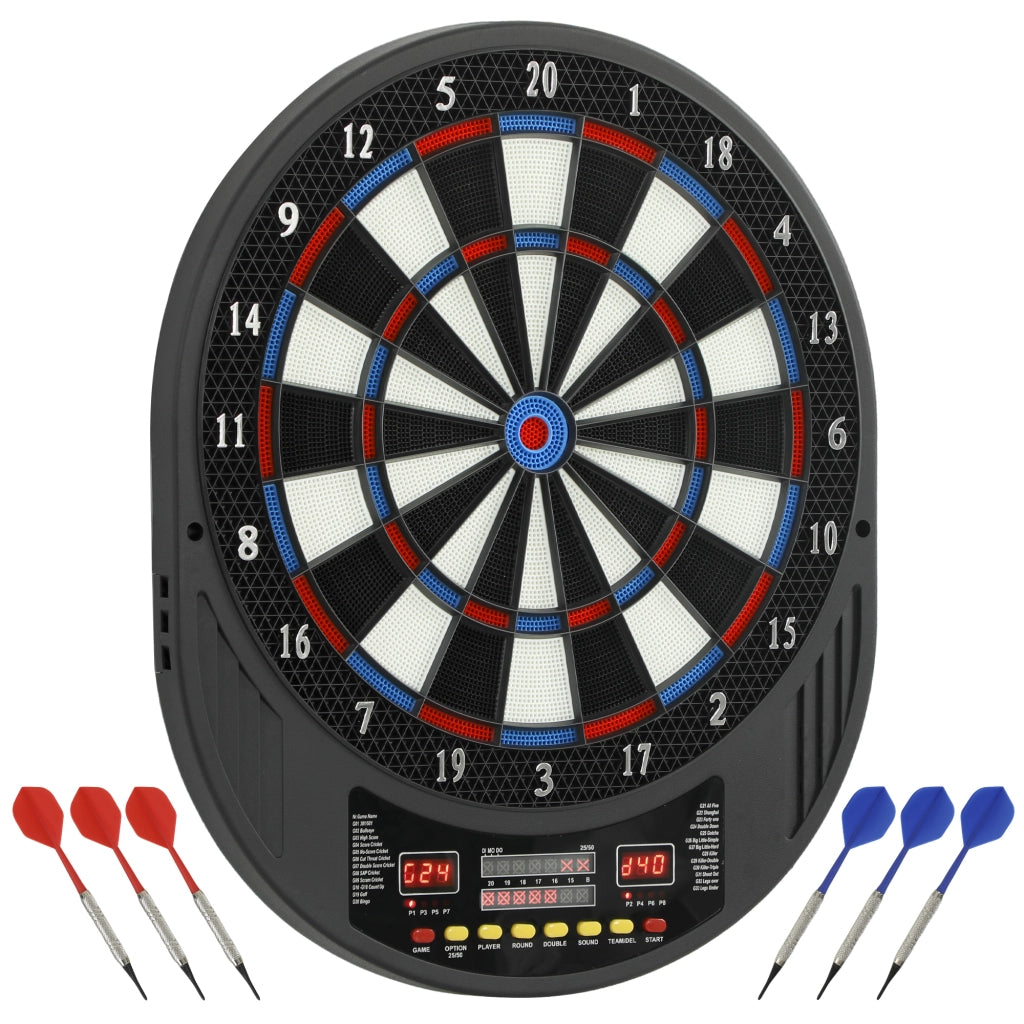 Bersaglio Freccette Elettronico ¨C Xylo ¨C Display LED, 33 Giochi, 202 Varianti, 8 Giocatori