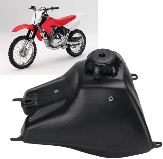 Serbatoio Benzina 8 Litri - Sostituzione per CRF70/XR70/CRF80/CRF100 - Motocicletta Dirt Pit Taotao - ABS - Incluso Tubo di Acciaio/Accessori di Installazione - Serbatoio di Carburante