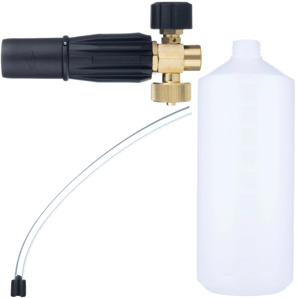 Pistola Schiumogena S0401 1000ml – Ugello 1,23mm | Max 220bar, 60°C | Compatibile con Idropulitrice G1/4F