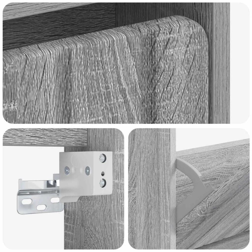 Mobiletto per Scarpe da Muro ZWOLLE 71 x 17 x 86 cm 896421