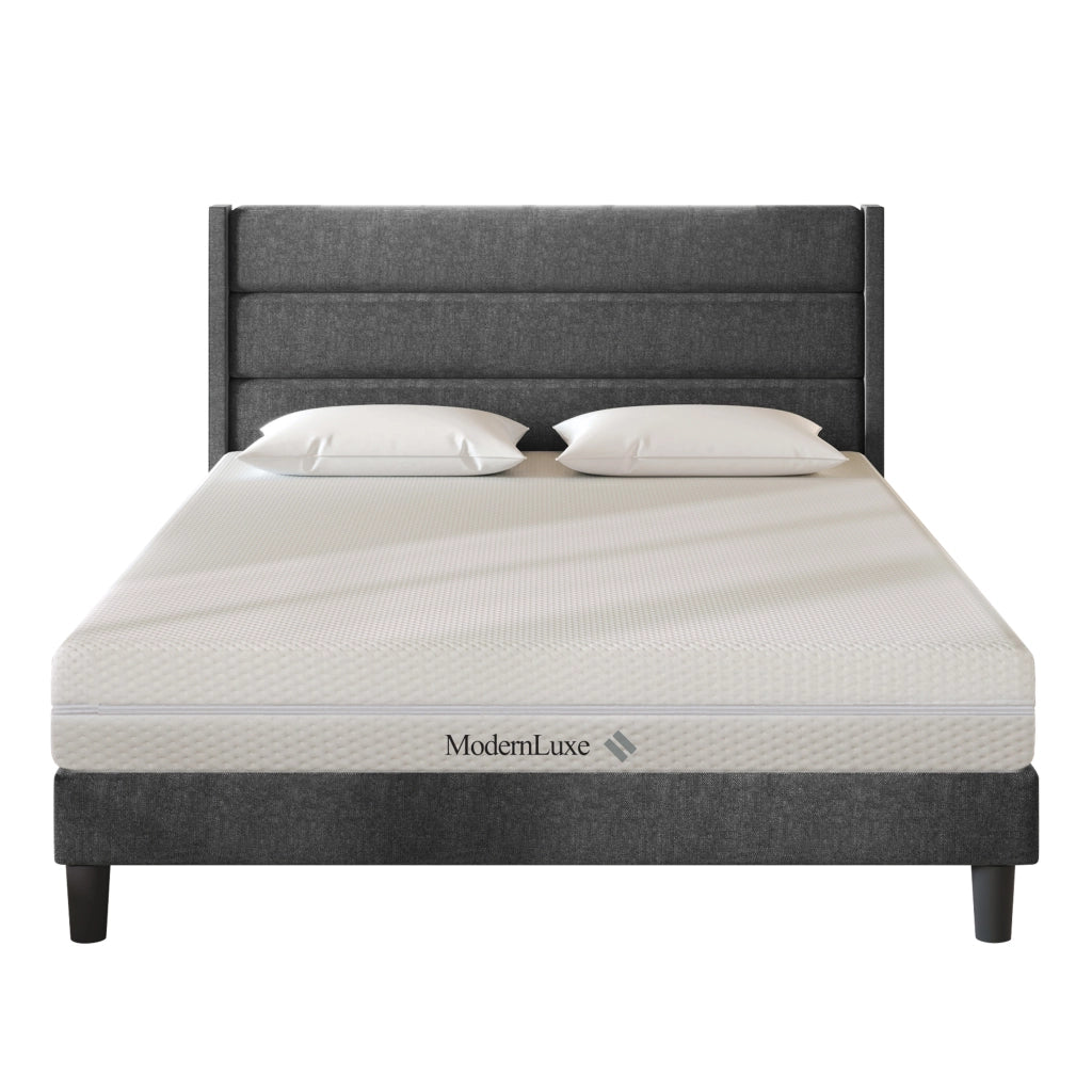 OKWISH Materasso in Schiuma Fredda 140×200 cm, Materasso Matrimoniale 7 Zone, H2 e H3, Fodera Lavabile 60 °C e Maniglie, senza Materasso
