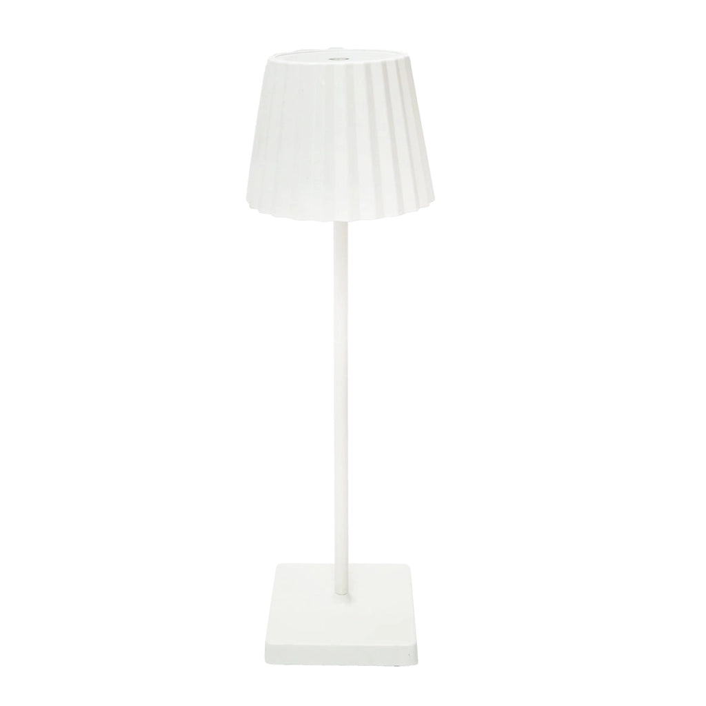 Lampada da tavolo LED, 3W, ricaricabile, 3.7V 1800mAh, USB 5V 1A, bianca, Breckner Germany