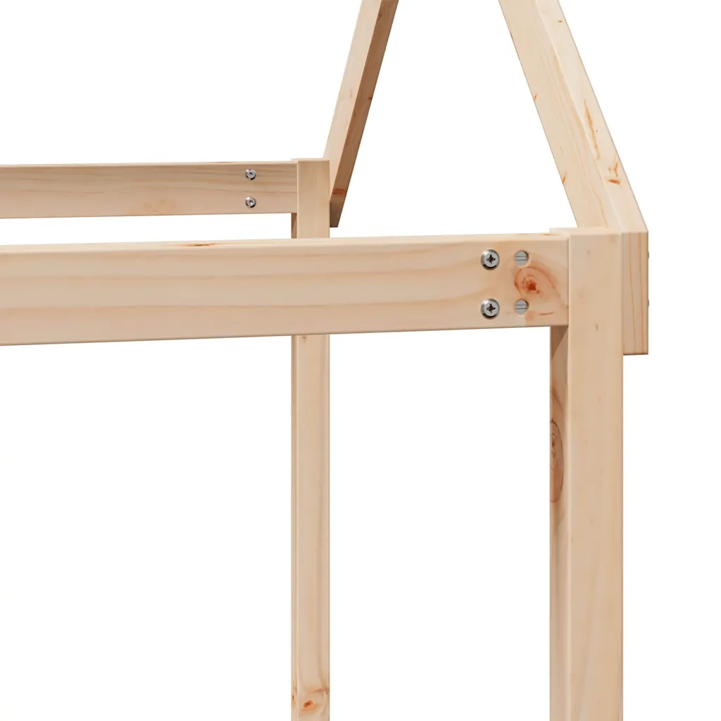 Letto a Castello senza Materasso 90x190 cm Legno di Pino