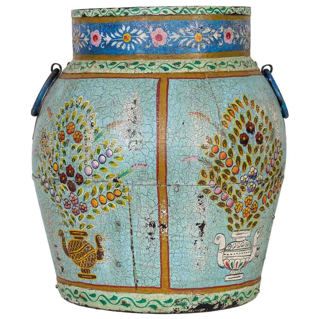 Vaso in ferro multicolore 35x35x40 cm