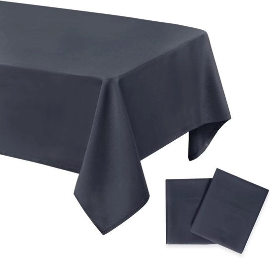 DWCN 2-pack tappeto da tavolo, impermeabile, lavabile, tovaglia da tavolo per cucina, giardino, festa, matrimonio o uso domestico, 140x280cm