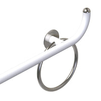 Maniglia di sicurezza disabili cm60 destra giotto inox bianco opaco