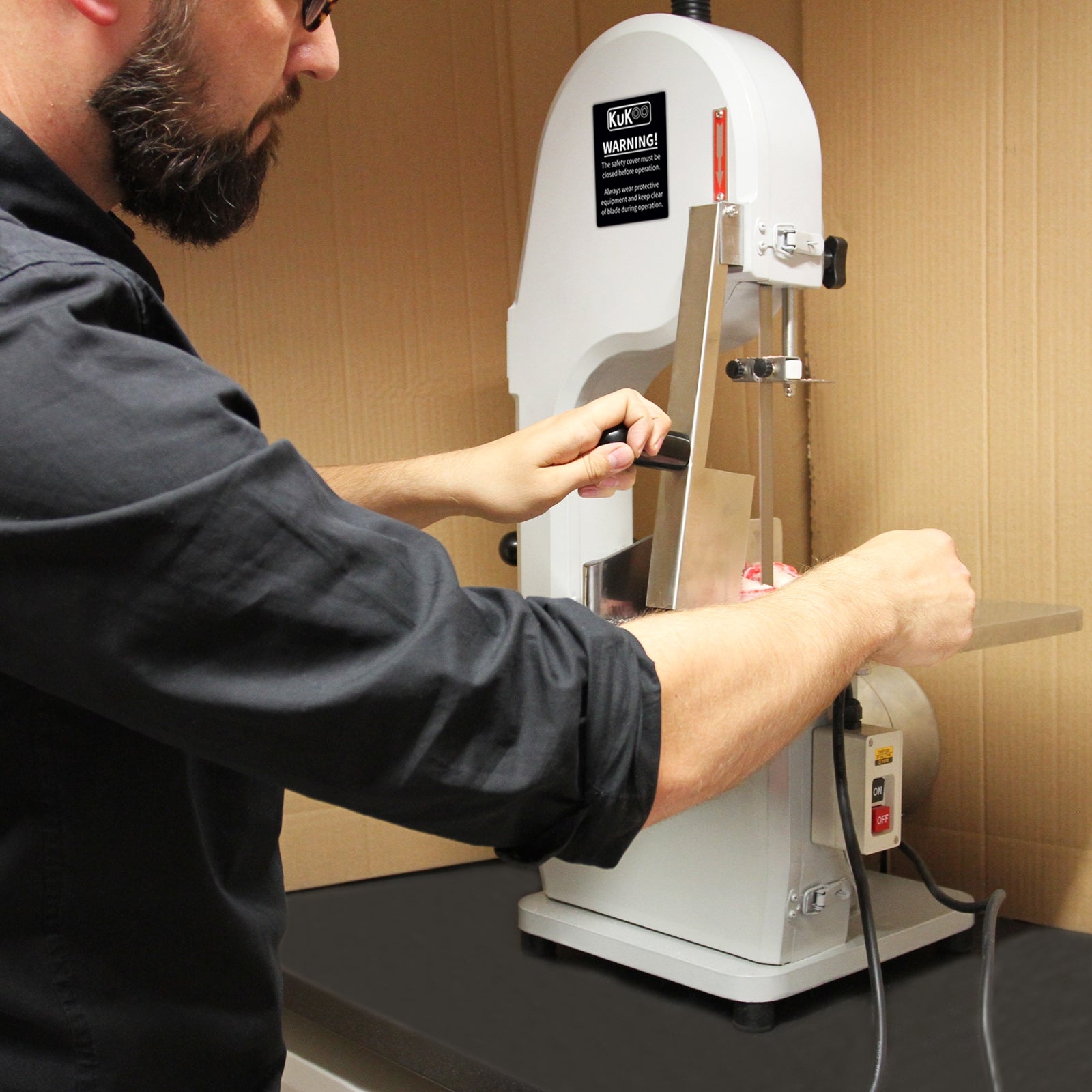 850W Tritacarne Commerciale Acciaio Inox Potente Macina Trita Carne 170kg/h