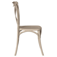 Sedia Sprint in plastica polipropilene beige monoblocco impilabile