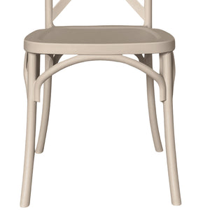 Sedia Sprint in plastica polipropilene beige monoblocco impilabile