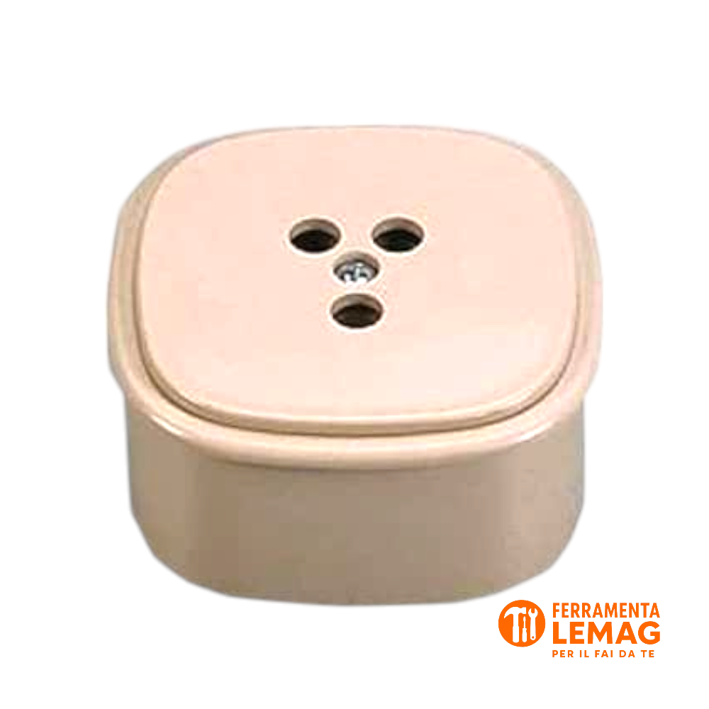 Presa Telefonica da Parete Tripolare 3 Poli Italiana Standard - Lemag srl