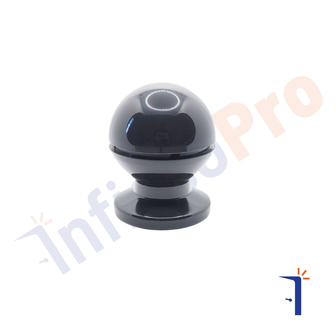 MP-A POMOLO FISSO NAYLON BOMBATO COLORE NERO RAL 9005. NUOVA DALBAMA