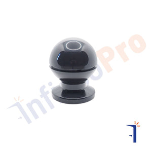 MP-A POMOLO FISSO NAYLON BOMBATO COLORE NERO RAL 9005. NUOVA DALBAMA