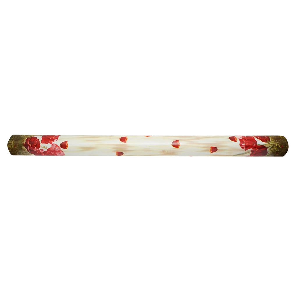 Rotolo tovaglia decorativa in PVC – modello floreale papaveri Materiale: PVC con supporto tessile (45 g/m²)  Dimensioni rotolo: 1,37 × 20 m Breckner Germany