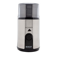 SOGO Macinino Caffè e Spezie 160W con Contenitori in Acciaio Inossidabile