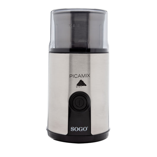 SOGO Macinino Caffè e Spezie 160W con Contenitori in Acciaio Inossidabile