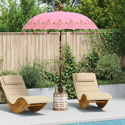 Ombrello balinese con base Rosa 185 x 185 x 260 cm 3356905