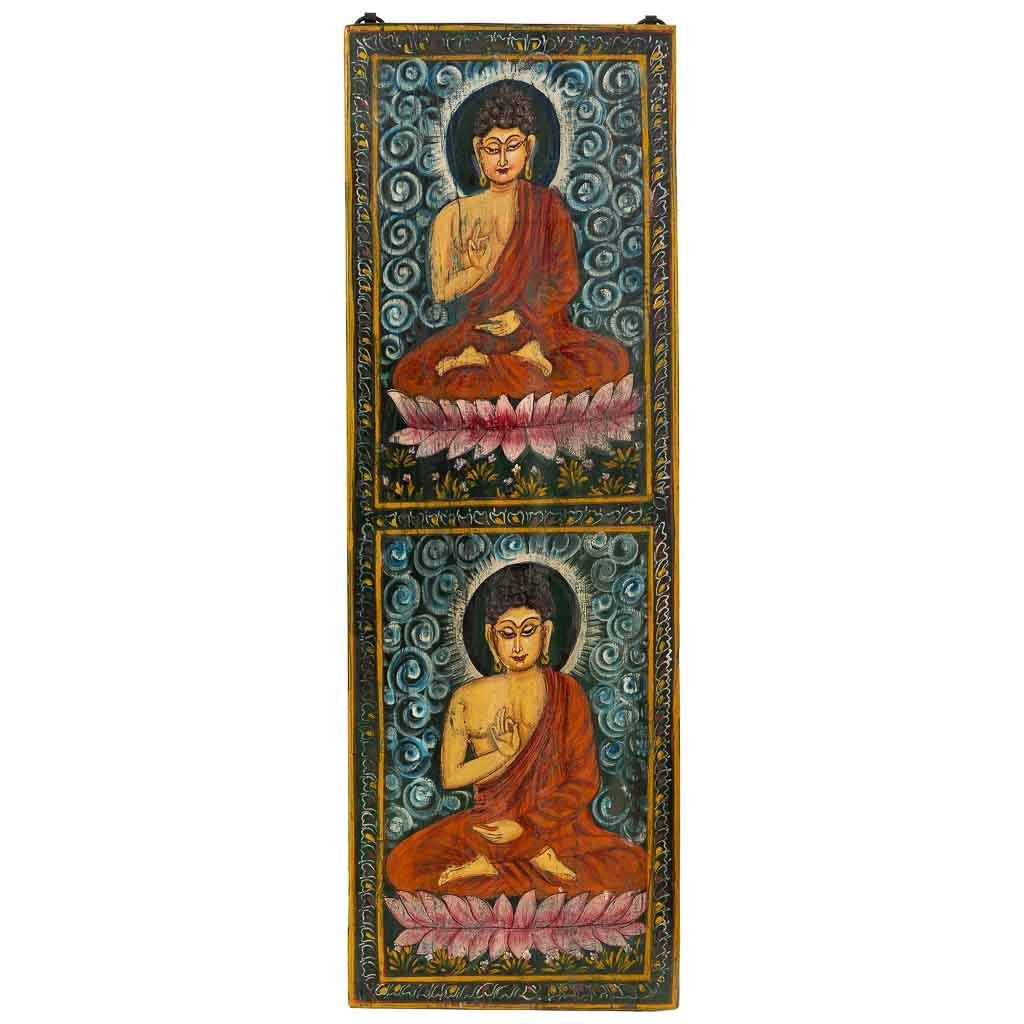 Pannello decorativo in legno multicolore, 53x3x183h cm