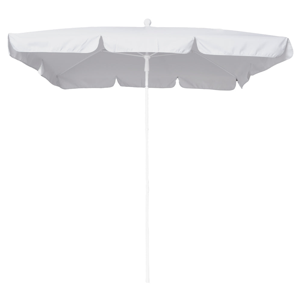 Ombrellone Maffei Art.113R grigio chiaro 185 x 125 x h 230 cm telaio in acciaio