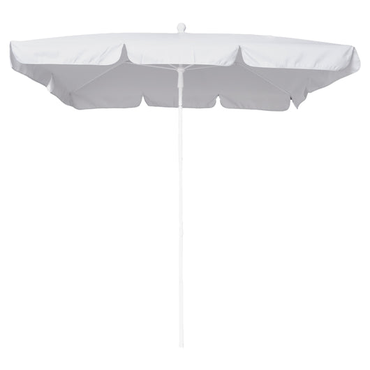 Ombrellone Maffei Art.113R grigio chiaro 185 x 125 x h 230 cm telaio in acciaio