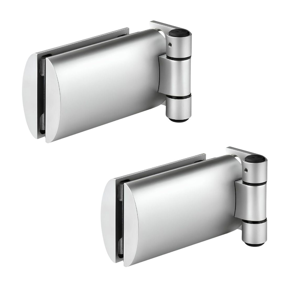 Cerniere per porte in vetro Meroni colore argento opaco 2pz