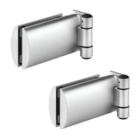 Cerniere per porte in vetro Meroni colore argento opaco 2pz