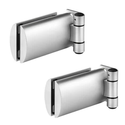 Cerniere per porte in vetro Meroni colore argento opaco 2pz