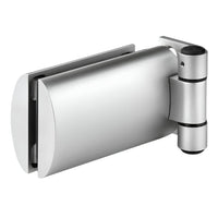 Cerniere per porte in vetro Meroni colore argento opaco 2pz