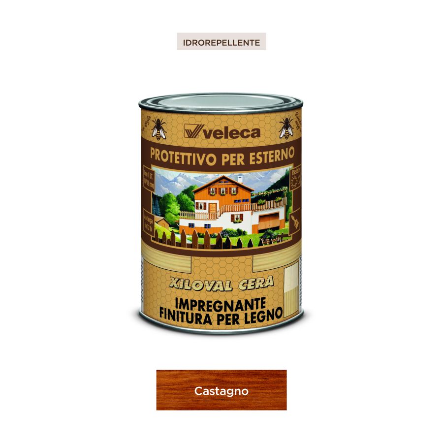 IMPREGNANTE FINITURA CASTAGNO LT1 CERA XILOVAL