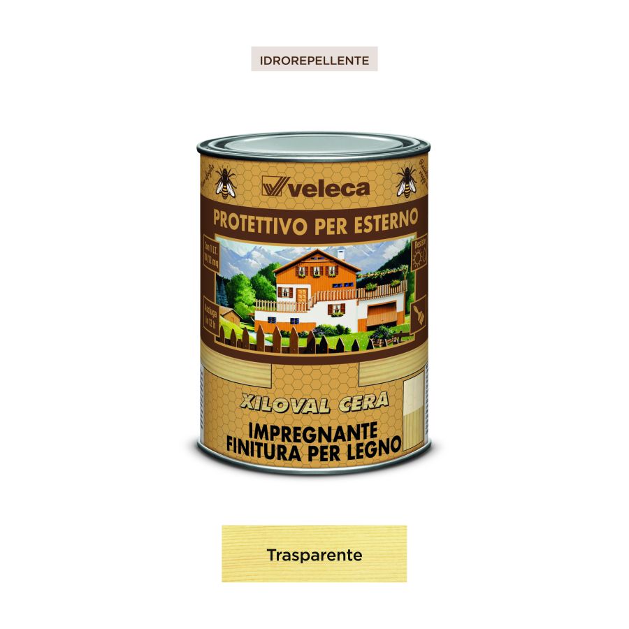 IMPREGNANTE FINITURA TRASPARENTE LT1 CERA XILOVAL