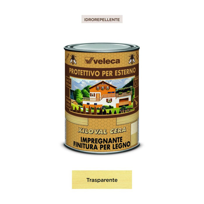 IMPREGNANTE FINITURA TRASPARENTE LT1 CERA XILOVAL
