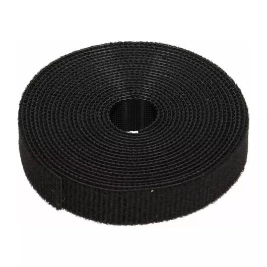 NASTRO ADESIVO CON VELCRO 3M NERO.