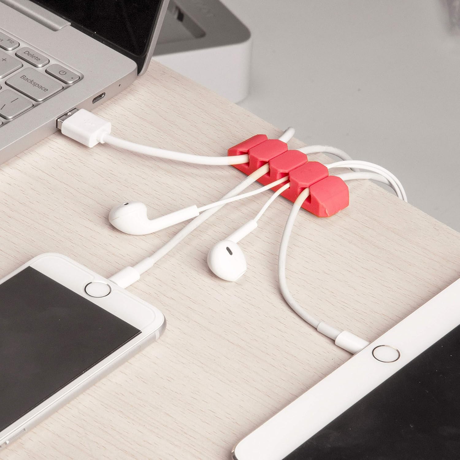 ORGANIZER CAVO SCRIVANIA CON 4 CANALI.