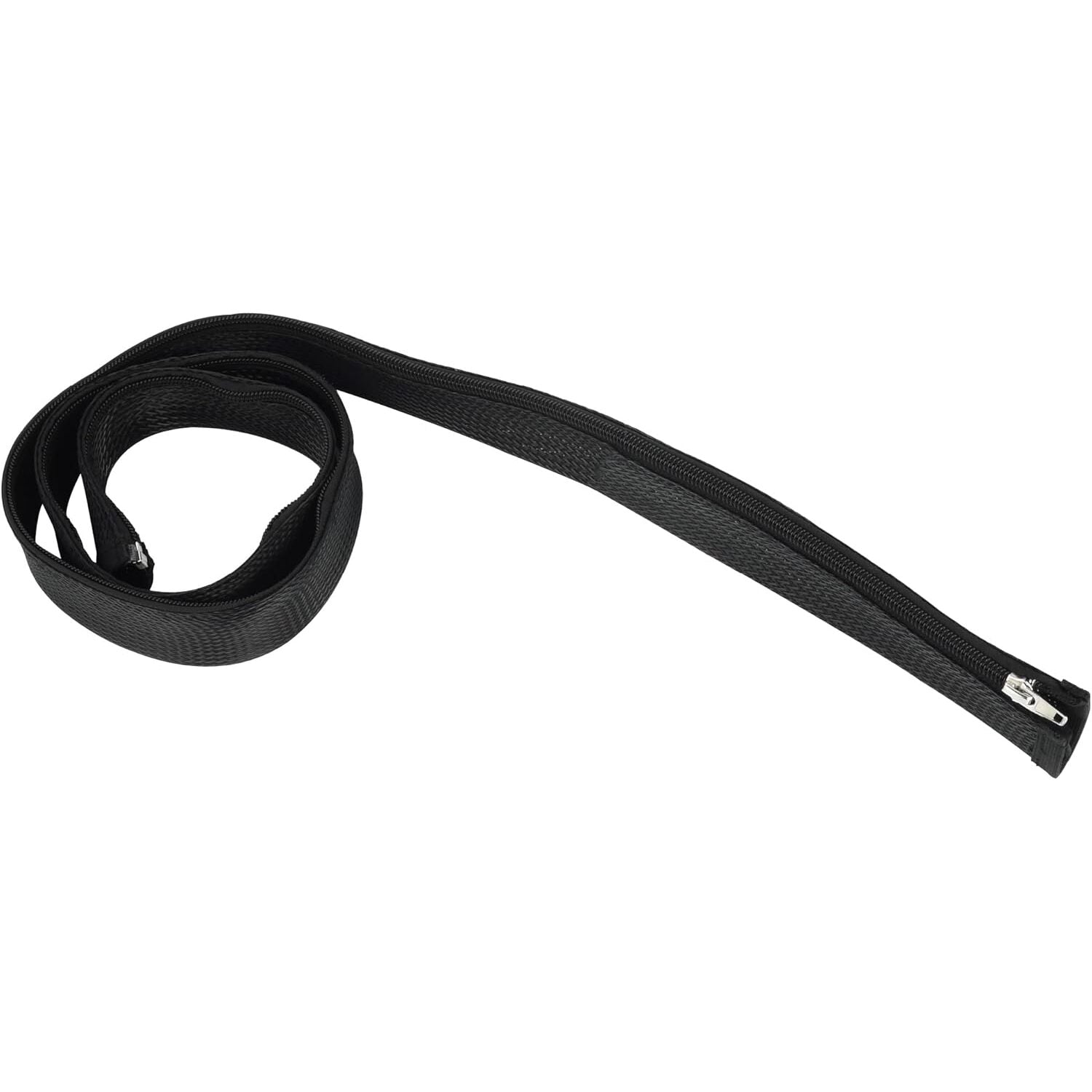 RACCOGLI CAVI CON ZIP 1,5M D.25MM NERO.