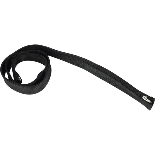 RACCOGLI CAVI CON ZIP 1,5M D.25MM NERO.