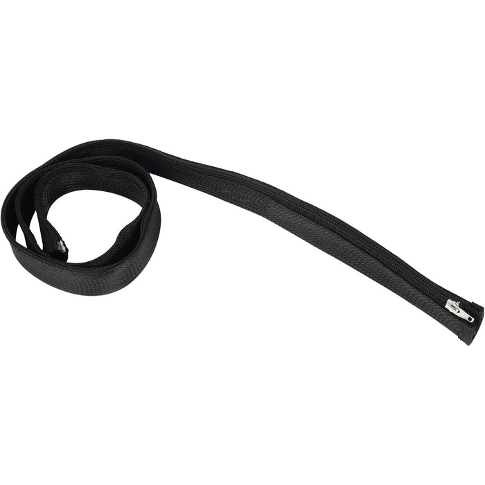 RACCOGLI CAVI CON ZIP 1,5M D.25MM NERO.