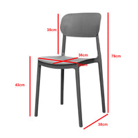 SEDIA ELENA 44,5X38XH76,5CM RESINA GIALLA