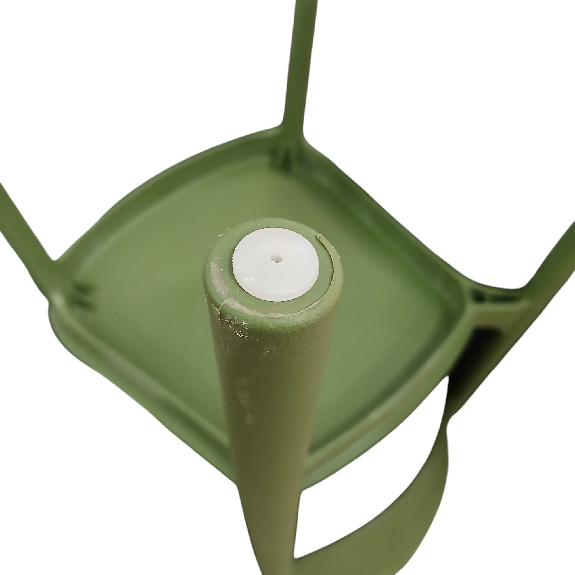 SEDIA ELENA 44,5X38XH76,5CM RESINA VERDE SCURO