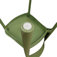 SEDIA ELENA 44,5X38XH76,5CM RESINA VERDE SCURO