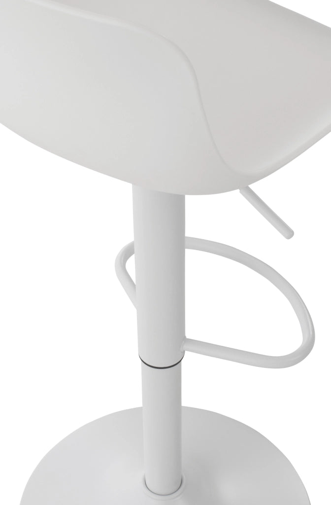 Sgabello Bar Almada In Polipropilene bianco